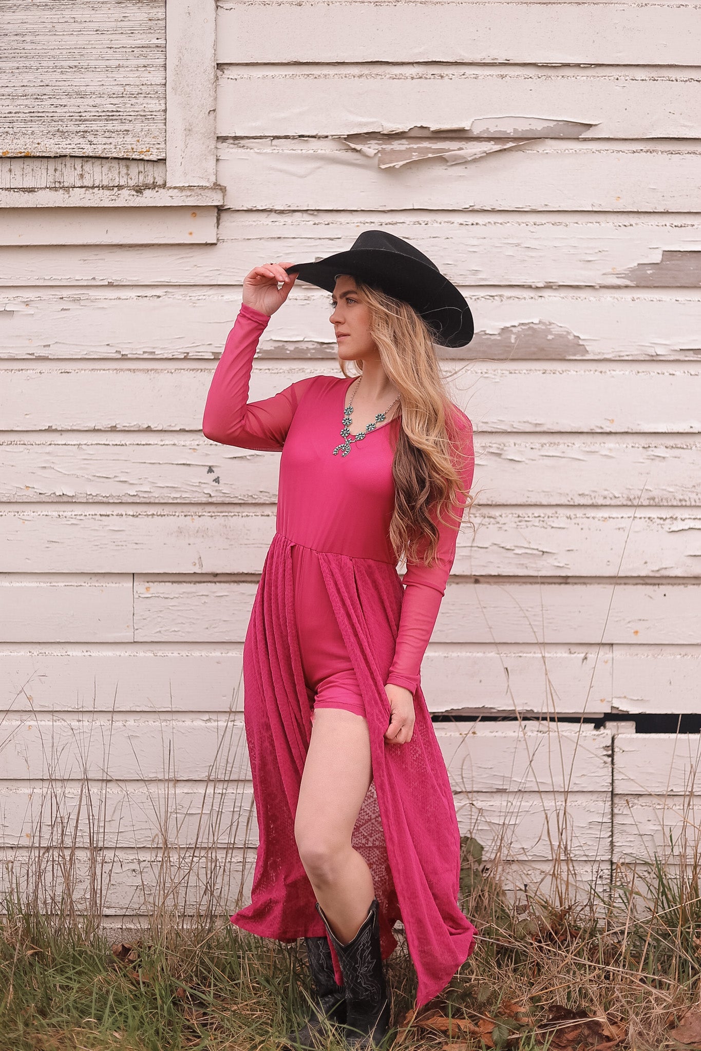 PRETTY IN PINK ROMPER * POP