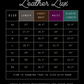 LEATHER LUX * MIDNIGHT [2X/3X ONLY]